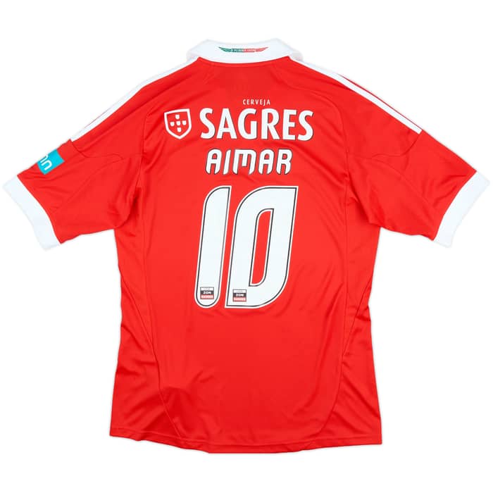 2012-13 Benfica Home Shirt Aimar #10 - 10/10 - (M)
