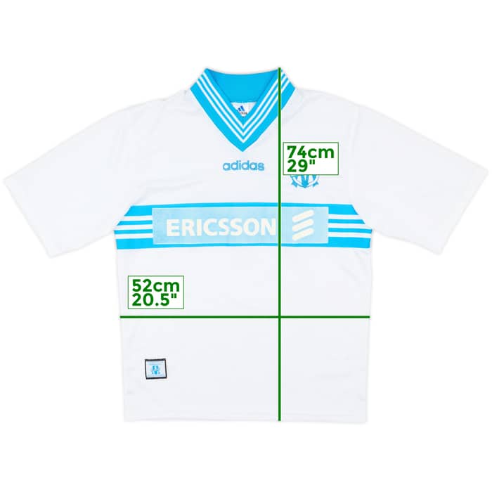 1997-98 Olympique Marseille Home Shirt - 8/10 - (M)