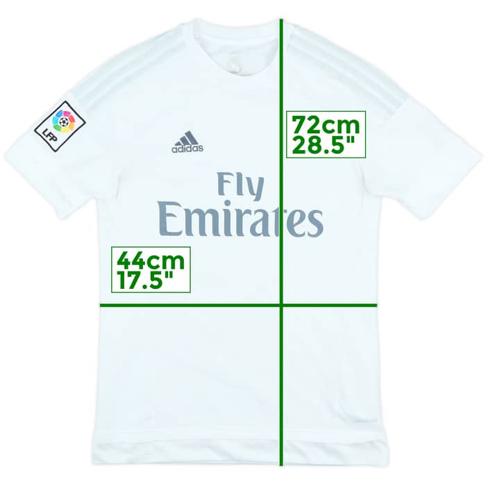 2015-16 Real Madrid Home Shirt - 4/10 - (S)