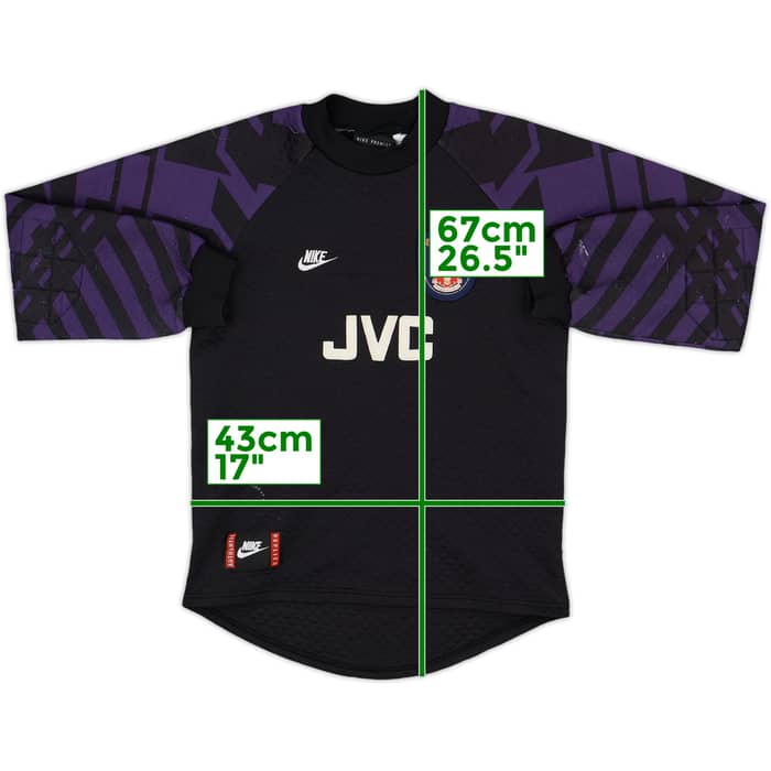 1995-96 Arsenal GK Shirt - 7/10 - (L.Boys)