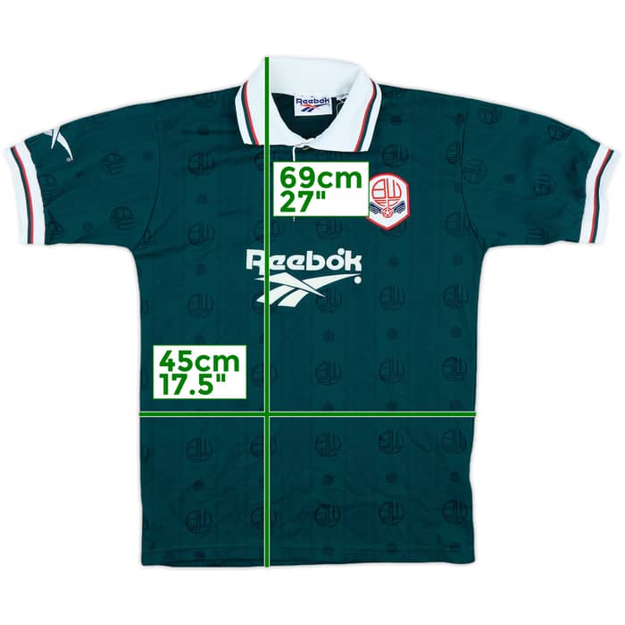 1996-97 Bolton Away Shirt - 8/10 - (XL.Boys)