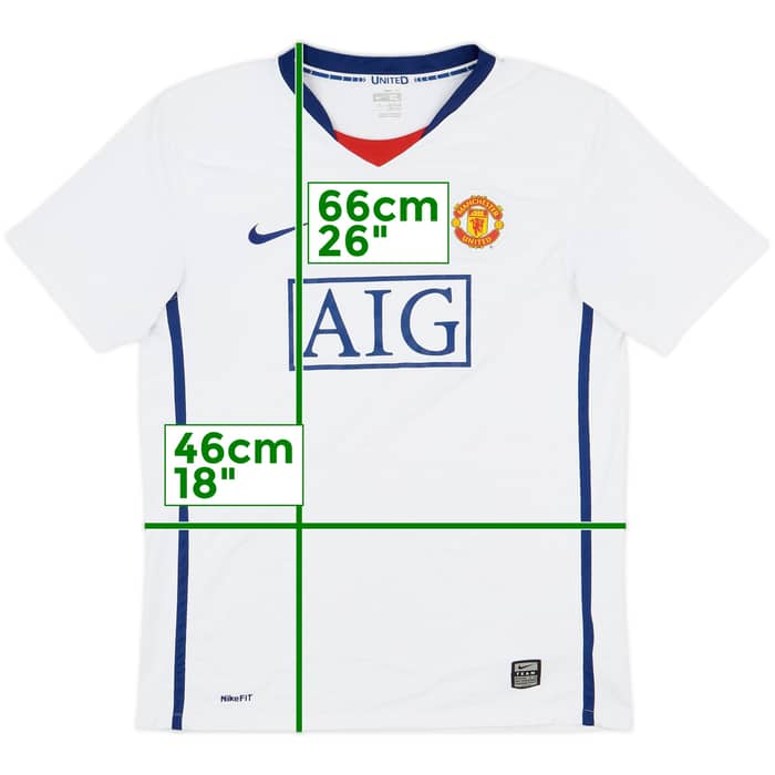 2008-10 Manchester United Away Shirt - 6/10 - (XL.Boys)