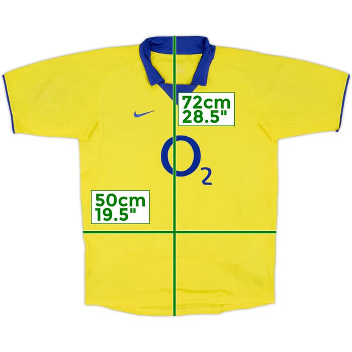2003-05 Arsenal Away Shirt - 7/10 - (XL.Boys)