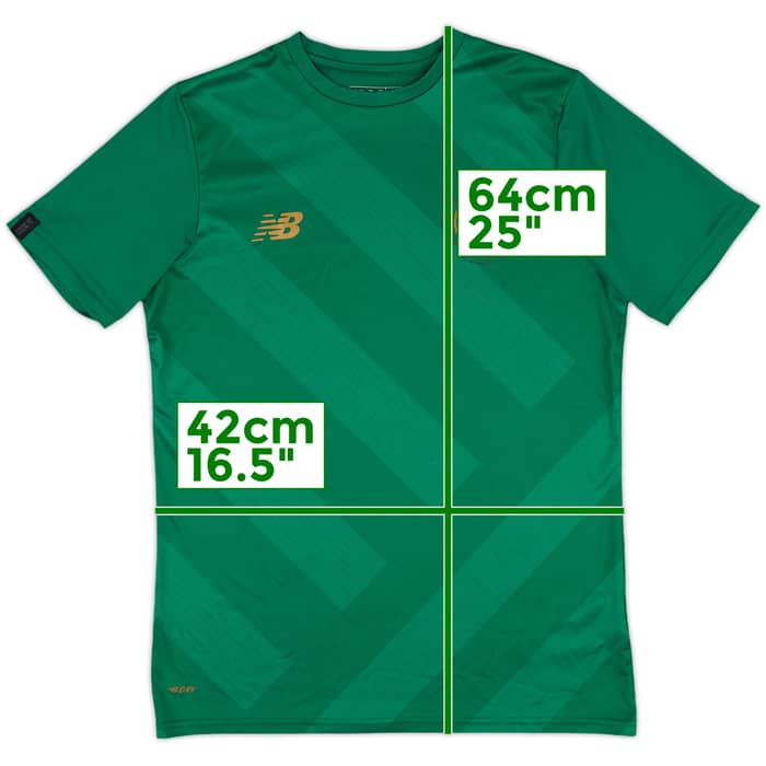 2017-18 Celtic New Balance Training Shirt - 9/10 - (XL.Boys)