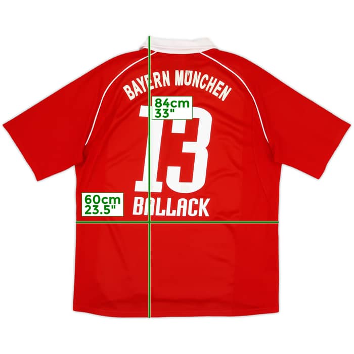 2005-06 Bayern Munich Home Shirt Ballack #13 - 8/10 - (XL)