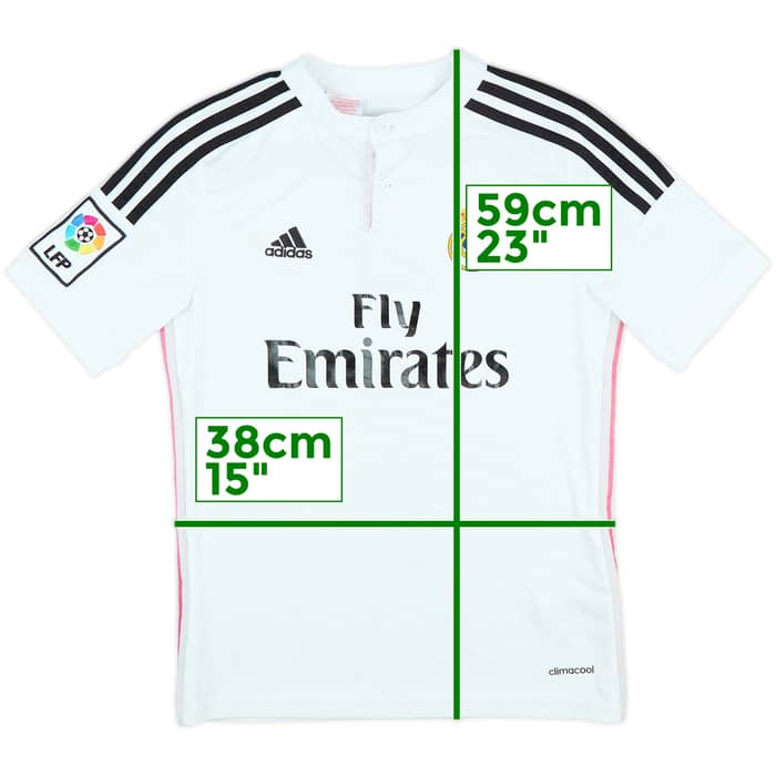 2014-15 Real Madrid Home Shirt - 5/10 - (M.Boys)