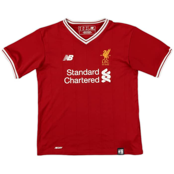 2017-18 Liverpool 125 Years Home Shirt - 8/10 - (4-5 Years)