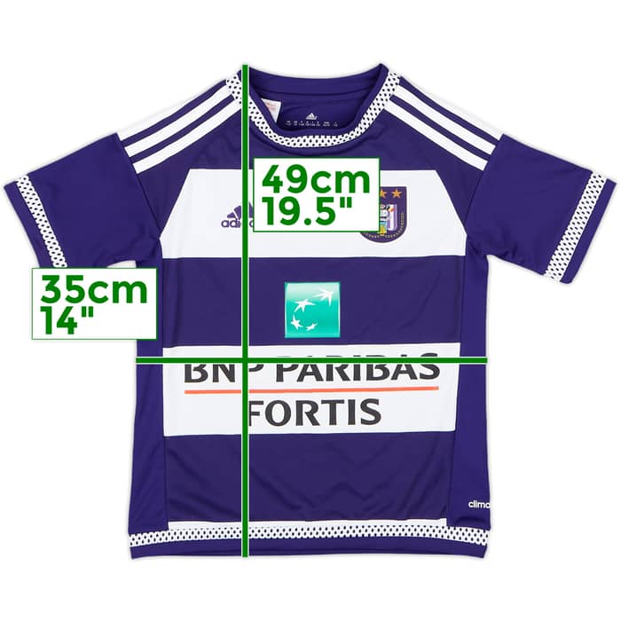 2015-16 Anderlecht Home Shirt - 9/10 - (7-8 Years)