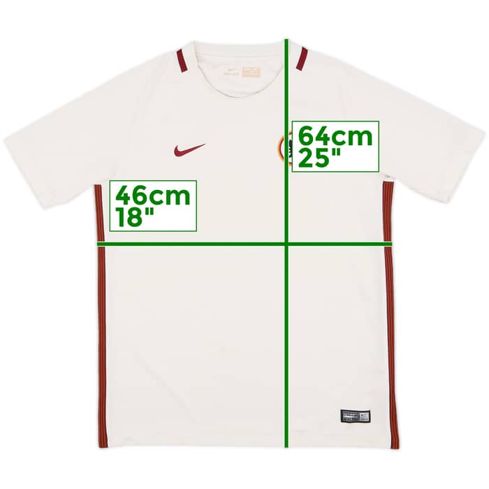 2016-17 Roma Away Shirt - 9/10 - (XL.Boys)