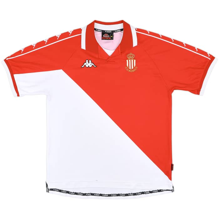 2000-01 Monaco Home Shirt - 6/10 - (XL)