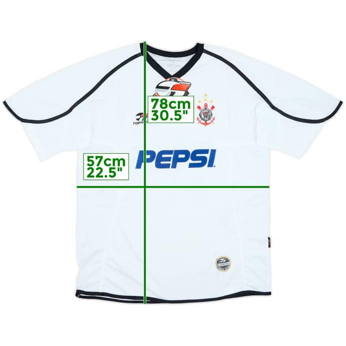 2001 Corinthians Home Shirt #10 (XL)