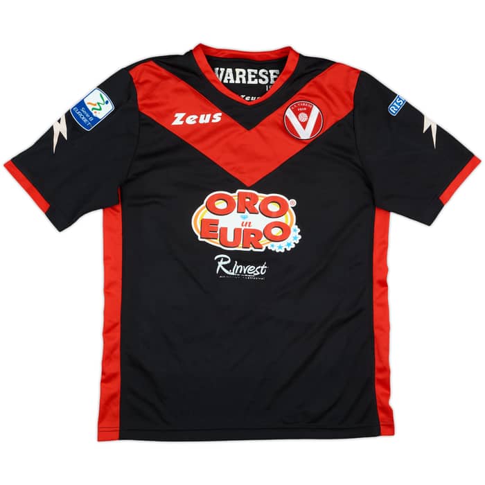 2013-15 Varese Match Issue Signed Third/GK S/S Shirt Bastianoni #22