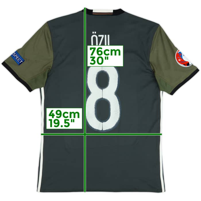 2015-17 Alemania Camiseta Visitante Ozil #8 - 8/10 - (M)