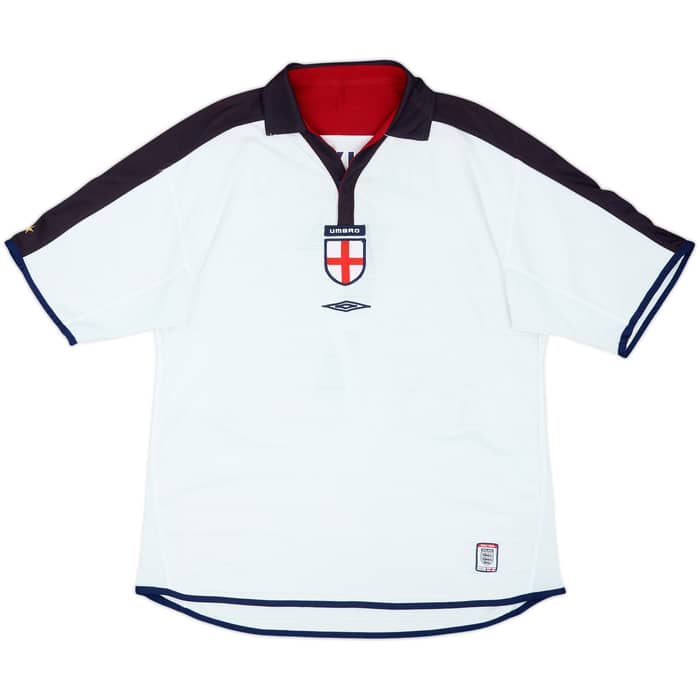 2003-05 England Home Shirt Beckham #7 - 5/10 - (L)