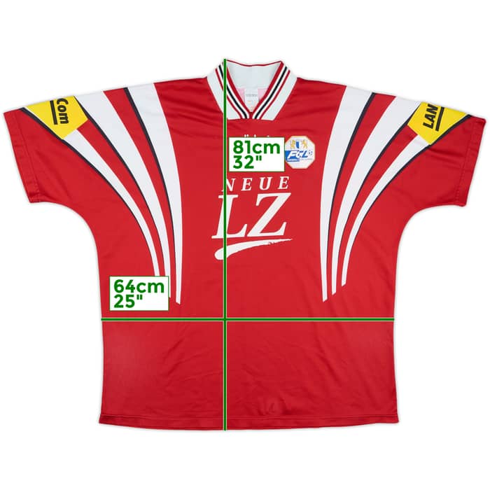 1996-97 Luzern Match Issue Away Shirt #21
