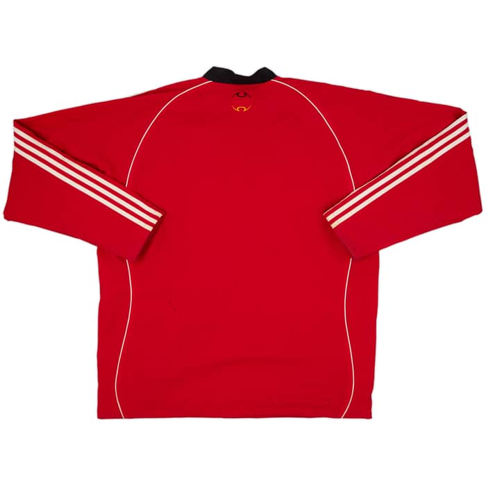 2005-06 Germany adidas Reversible 1/4 Zip Fleece Jacket - 9/10 - (L)