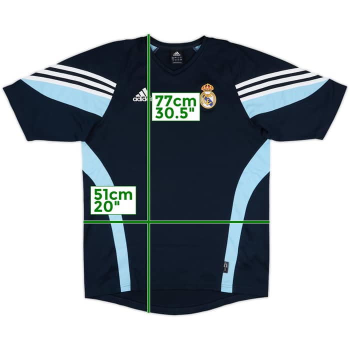 2003-04 Real Madrid adidas Training Shirt - 9/10 - (M)