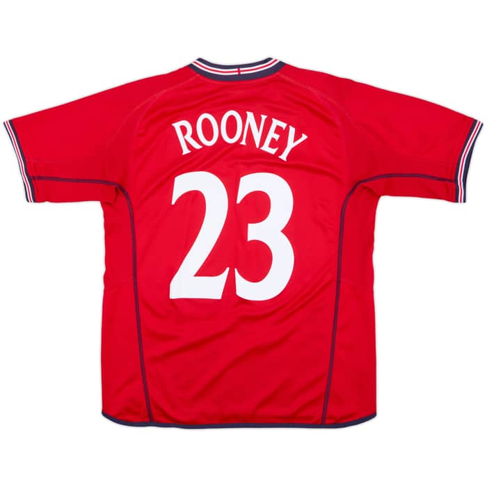 2002-04 England Away Shirt Rooney #23 - 6/10 - (L)