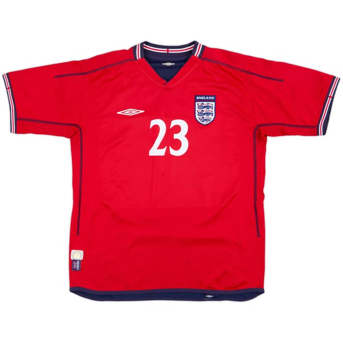 2002-04 England Away Shirt Rooney #23 - 6/10 - (L)