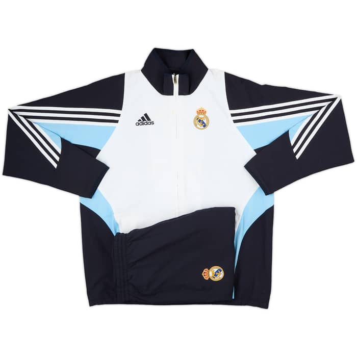 2003-04 Real Madrid adidas Tracksuit - 6/10 - (M/L)