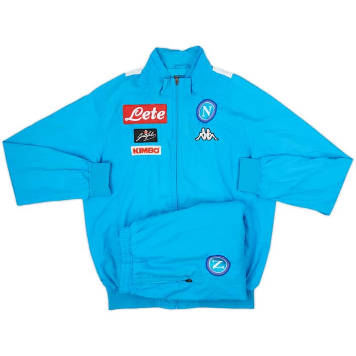 2016-17 Napoli Kappa Tracksuit - 5/10 - (L)