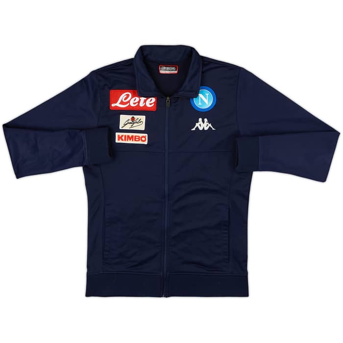 2017-18 Napoli Kappa Tracksuit - 5/10 - (L.Boys)