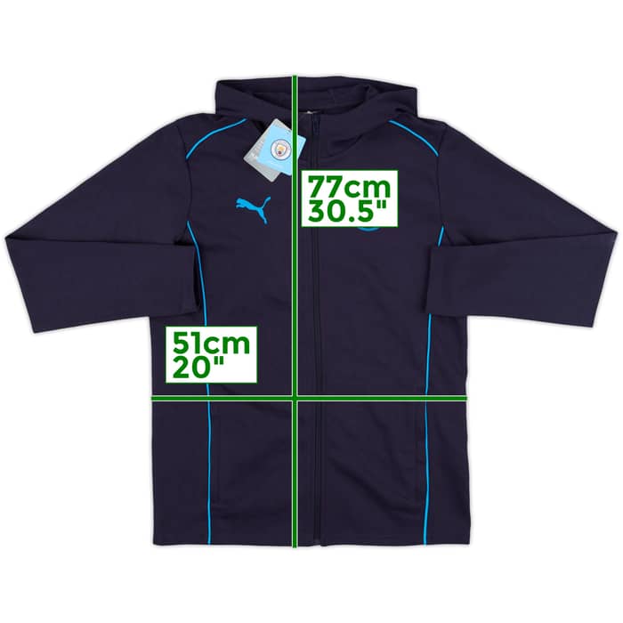 2024-25 Manchester City Puma Hooded Track Jacket (M)