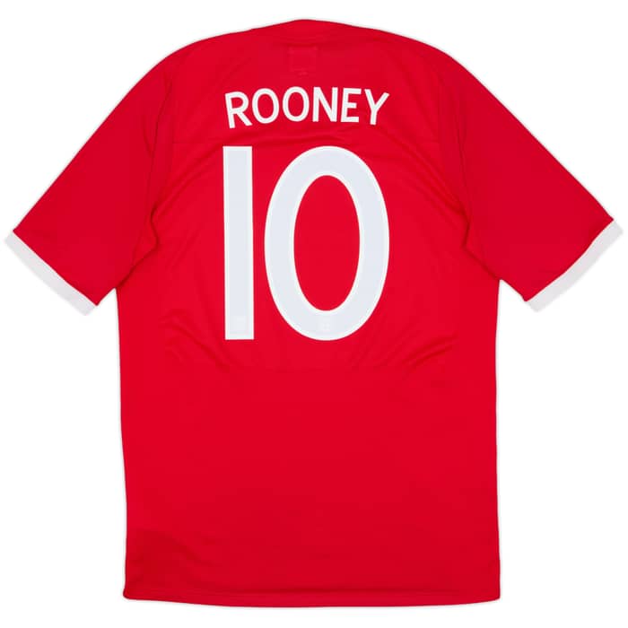 2010-11 England Away Shirt Rooney #10 - 8/10 - (M)