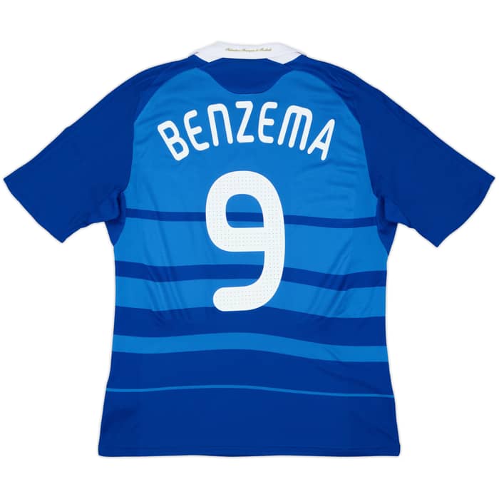 2008-09 Francia Titular Camiseta Benzema #9 - 8/10 - (M)
