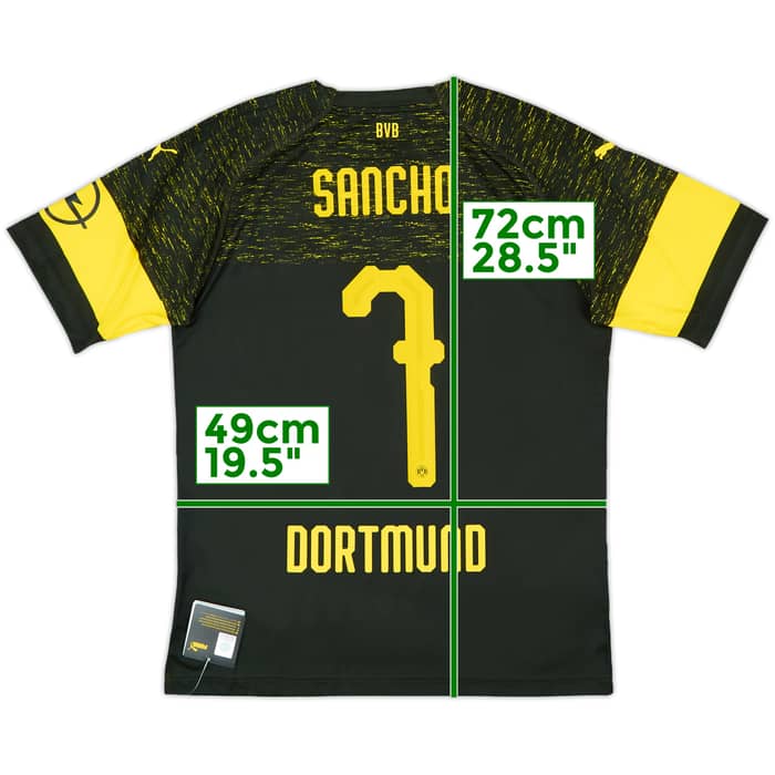 2018-19 Borussia Dortmund Away Shirt Sancho #7 (M)