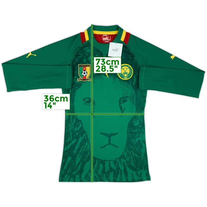 2011-13 Cameroon Prototype Authentic Home L/S Shirt (M)