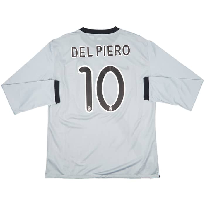 2009-10 Juventus Player Issue Away L/S Shirt Del Piero #10 (XL)