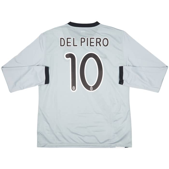 2009-10 Juventus Player Issue Away L/S Shirt Del Piero #10 (XL)