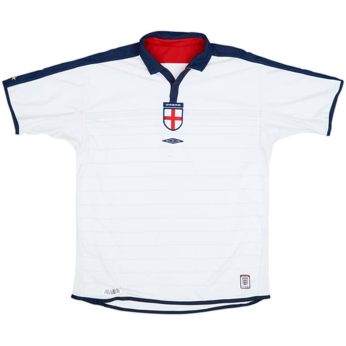2003-05 England Home Shirt - 5/10 - (XL)
