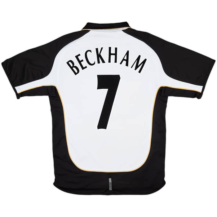 2001-02 Manchester United Centenary Away/Third Shirt Beckham #7 - 8/10 - (M)