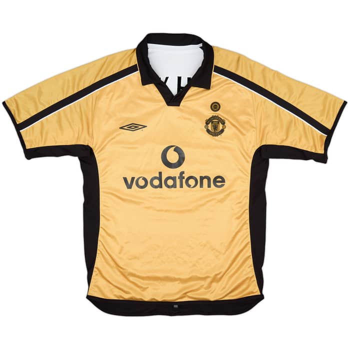 2001-02 Manchester United Centenary Away/Third Shirt Beckham #7 - 8/10 - (M)
