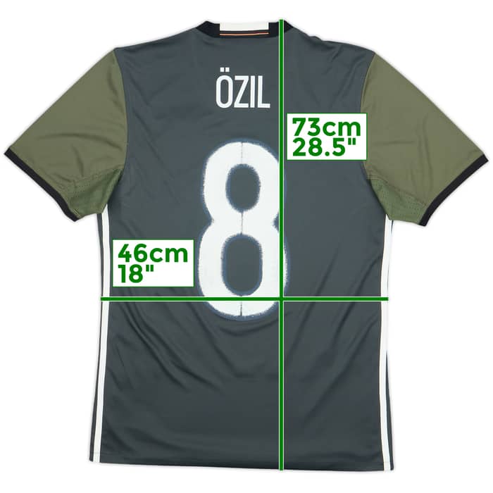 2015-17 Germany Away Shirt Ozil #8 - 10/10 - (S)