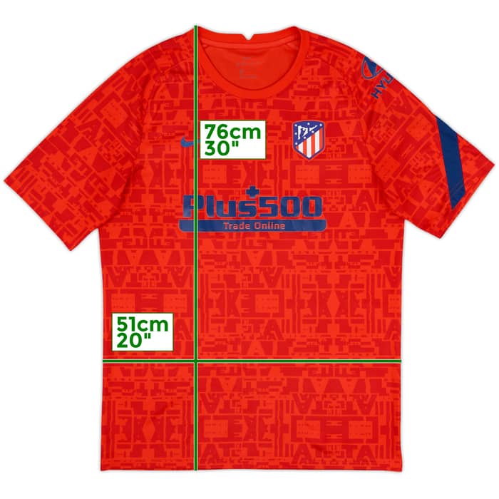 2020-21 Atletico Madrid Nike Training Shirt & Shorts - 9/10 - (L)