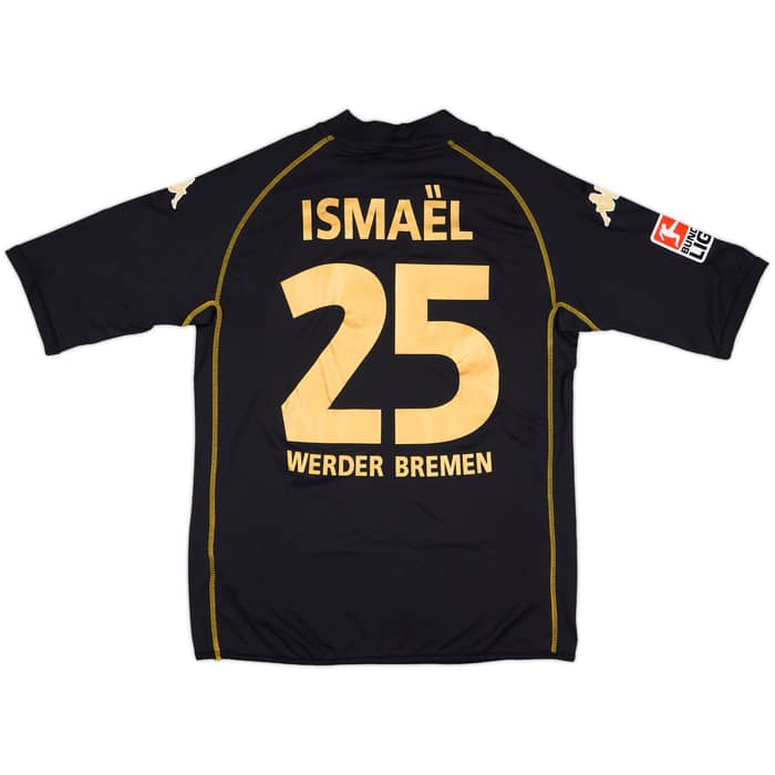 Camiseta de la tercera equipación del Werder Bremen 2003-04 Ismael #25 - 8/10 - (XXL)