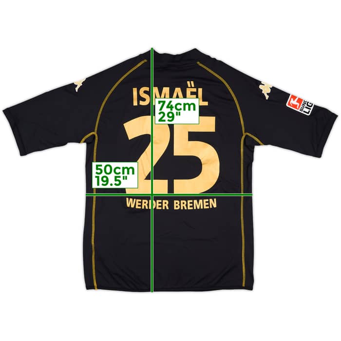 Camiseta de la tercera equipación del Werder Bremen 2003-04 Ismael #25 - 8/10 - (XXL)