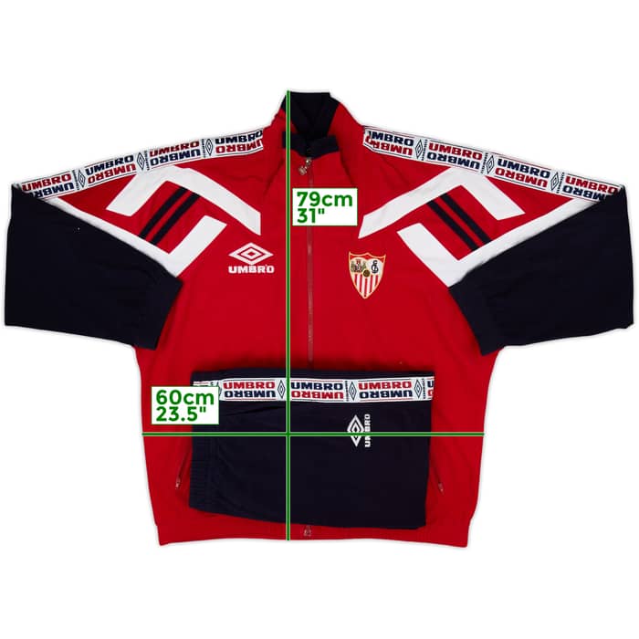1998-99 Sevilla Umbro Tracksuit - 8/10 - (L)