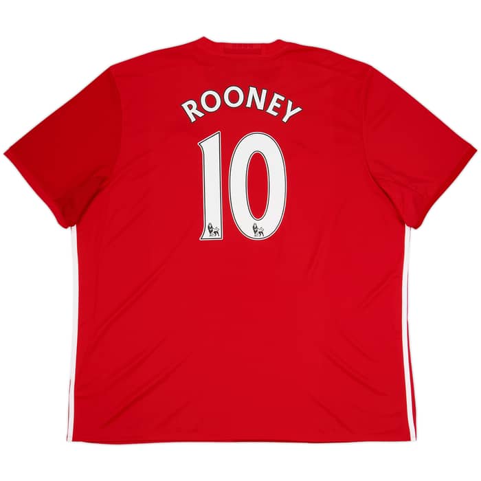 2016-17 Manchester United Home Shirt Rooney #10 (3XL)