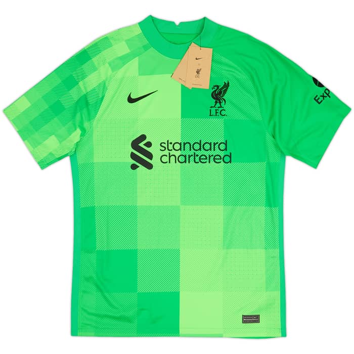 2021-22 Liverpool GK S/S Shirt A.Becker #1 (M)