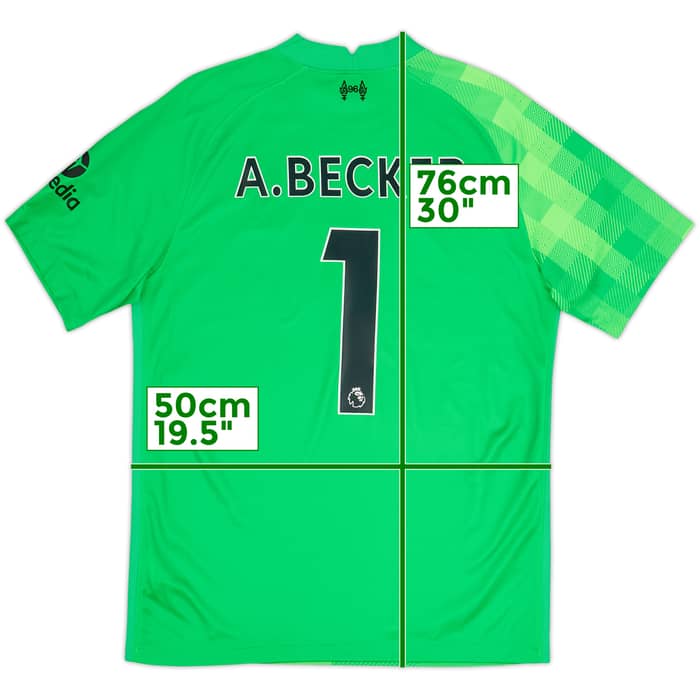 2021-22 Liverpool GK S/S Shirt A.Becker #1 (M)