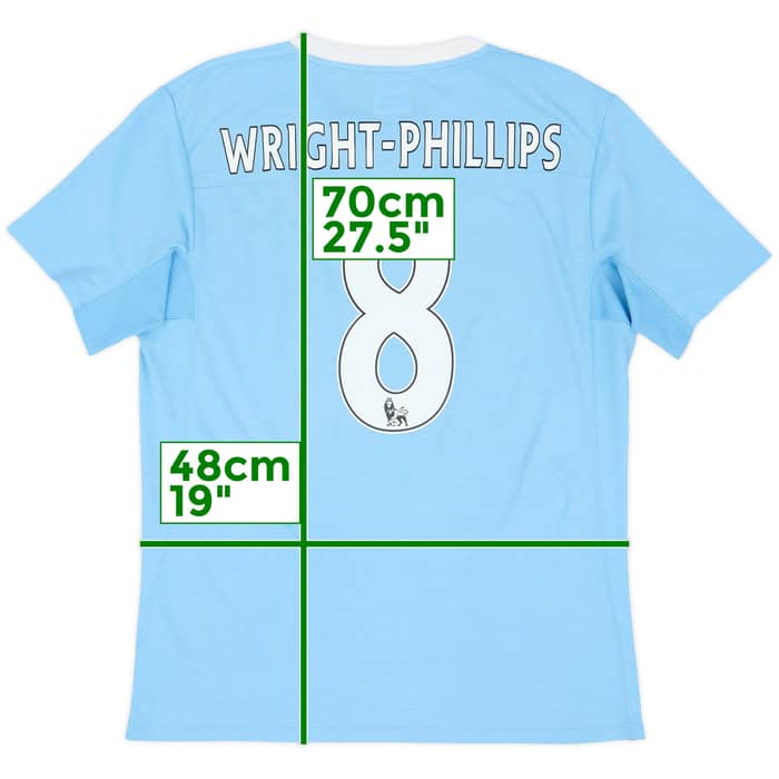 2009-10 Manchester City Home Shirt Wright-Phillips #8 - 6/10 - (M)