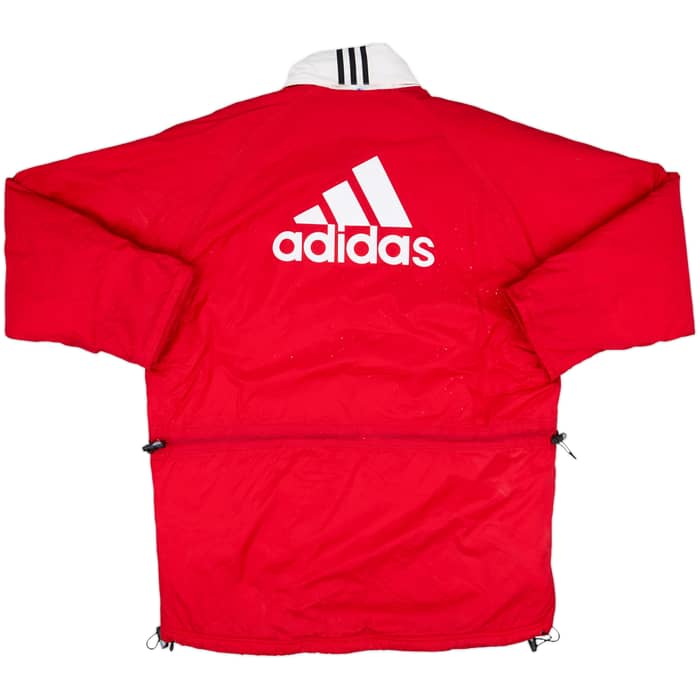 1998-00 Stuttgart adidas Padded Bench Coat - 6/10 - (L)