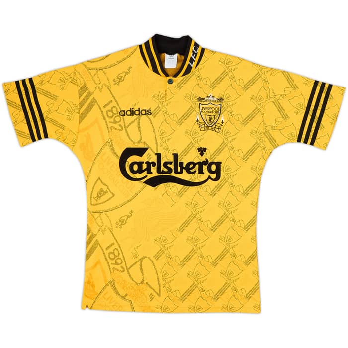 1994-96 Liverpool Third Shirt & Shorts - 7/10 - (S)