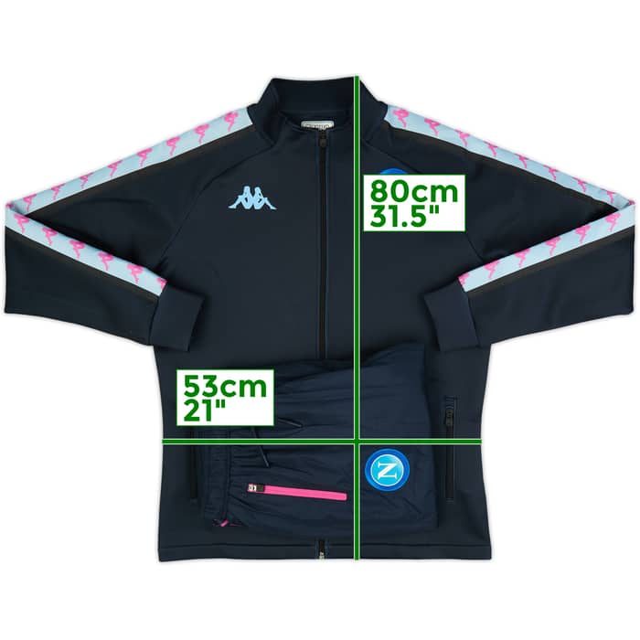 2020-21 Napoli Kappa Tracksuit - 8/10 - (L)