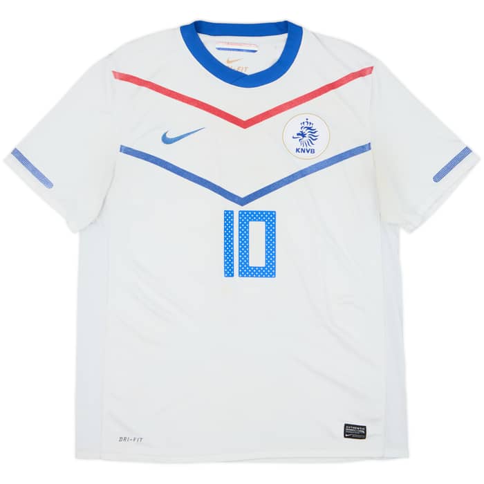 2010-11 Netherlands Away Shirt Sneijder #10 - 4/10 - (L)