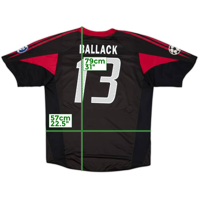 2004-05 Bayern Munich CL Shirt Ballack #13 - 5/10 - (XL)